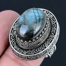 Bague bijou argent - en,