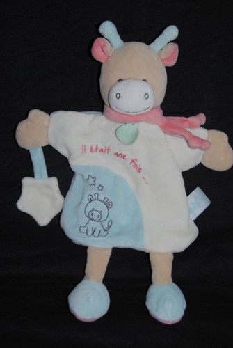 Doudou marionnette vache
