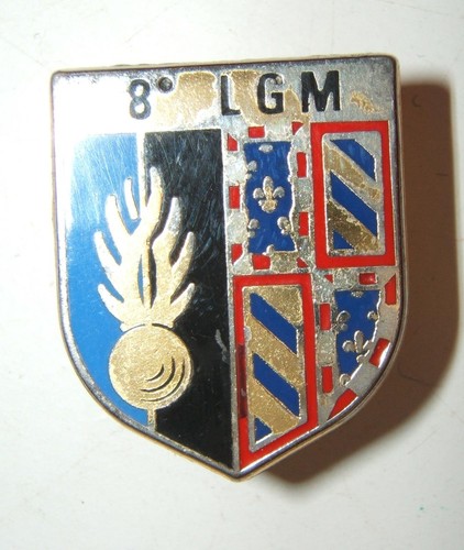 Insigne plateau l g m - de, 8°