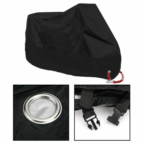 Noir housse bâche moto - l,