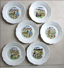 Ensemble de 6 assiettes à