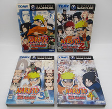 Gamecube Naruto Gekitou Ninjya Taisen 1-4 4Games Set Japon Import Nintendo Gc