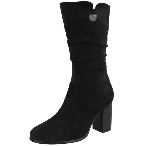 Bottes talon haut plissées - À,
