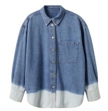 Sur Chemise En Jean Bleu Tie