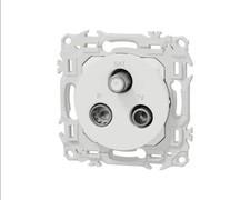 Prise TV + FM + SAT coaxiale