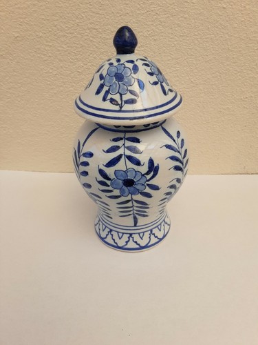 Mini potiche faience delft - faience,