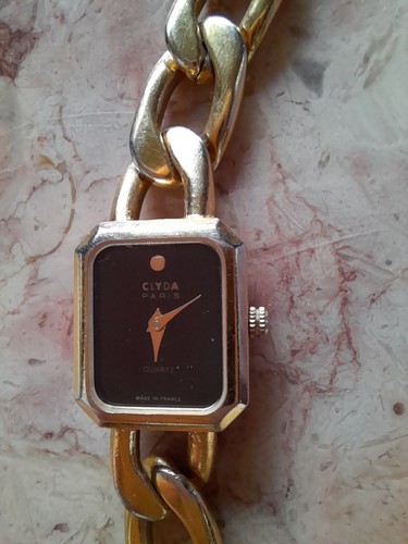 Montre clyda vintage plaqué - clyda,