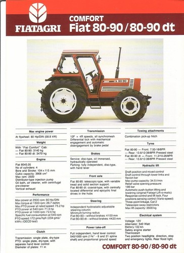 Farm tractor brochure - tractor,