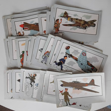 Chromos TINTIN L'aviation Série complète