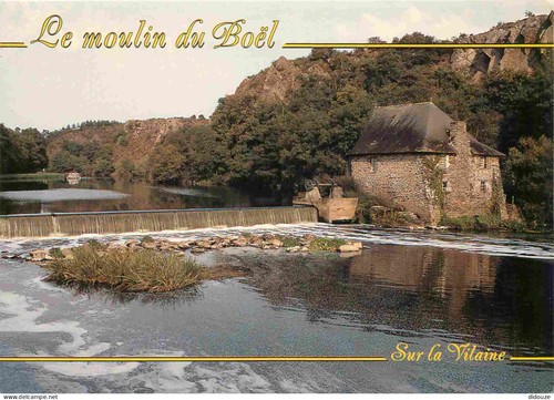 Carte postale moulin - -, eau