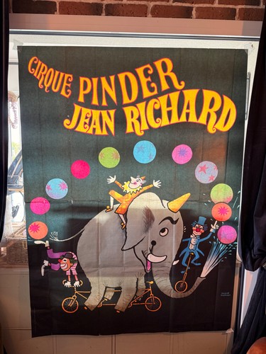 Affiche ancienne cirque pinder - affiche,