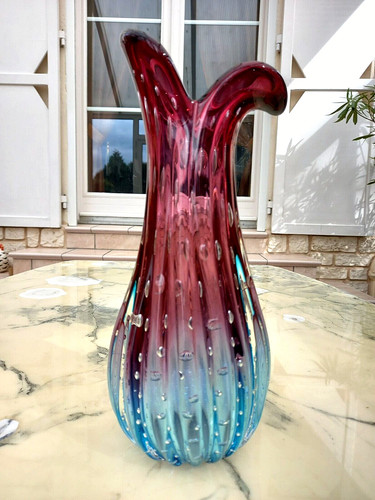 Elegant vase verre bullicante - elegant,