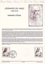 Document Philatélique 1er Jour : 41- 1986 - Tableau Léonard de Vinci Peintre