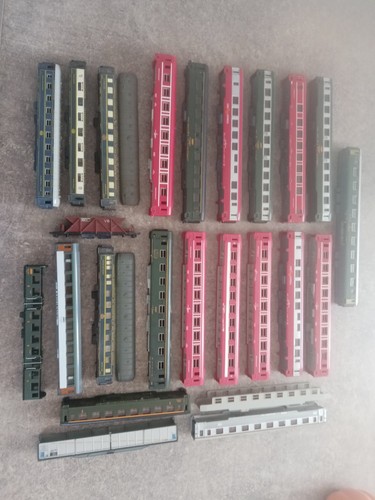 Lot caisses wagons - caisses, de