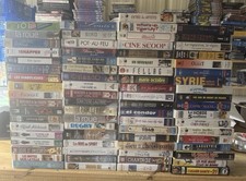 Lot de 73 cassettes vhs Films comiques Comédie Etc Version Fr K7 Cassette
