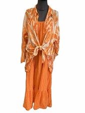 Magnifique Ensemble Banditas Orange Coton TU Jamais Porté 