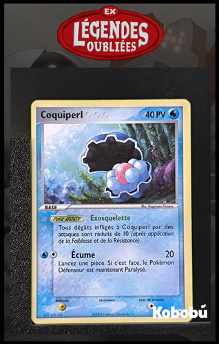 Carte pokémon coquiperl - pokémon,