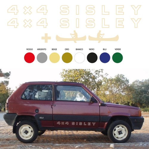 Adhésifs panda 4x4 - panda, sisley