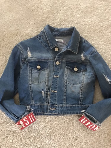 Veste jean fille - en,