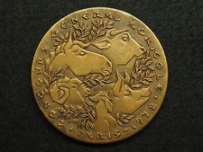 Medaille bronze baron 1972 - medaille, r.b.baron