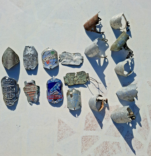 Lot ancienne plaques - lot,