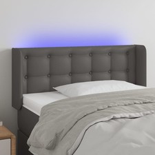 Tête de Lit à LED Noir
