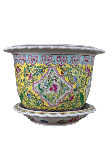 Ancien cache pot chinois - ancien,