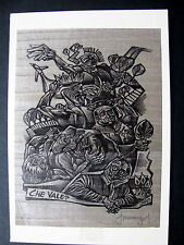 TRANQUILLIO MARANGONI , 1912 POZZUOLO del FRIULI - 1992 RONCO SCIVIA .XILOGRAFO