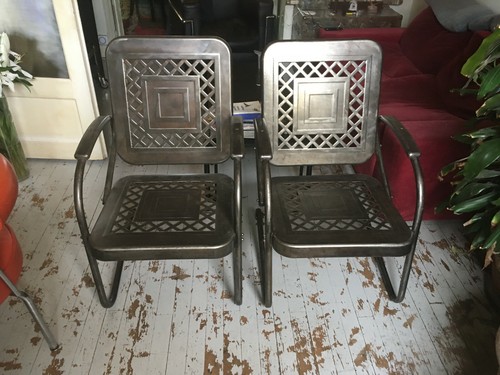 Paire fauteuils originaux - de,