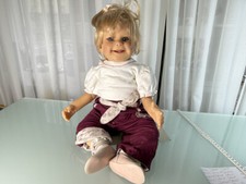 Poupée d'artiste Katja Schneider & Ruth Kunz poupée en vinyle 63 cm. Excellen...