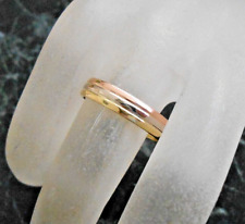 Bague anneau 3 ors   18K