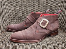(E031 809) Jeffery West Men Derbies Montantes Boucles UK7-41