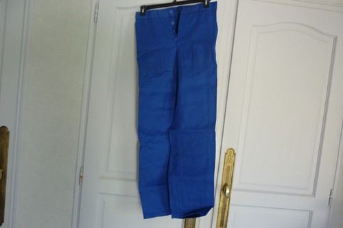 Pantalon bleu travail - bleu,