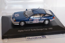HACHETTE ELIGOR ALPINE V6 GT TURBO #85 EUROPA CUP 1985 1/43