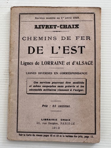 1919 indicateur chaix au - 💥,
