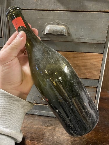 Bouteille ancienne cidre verre - cidre,