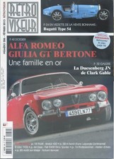 RETROVISEUR n°286 02/2013 ALFA GIULIA GT BERTONE BUGATTI TYPE T54 FIAT 2400 DINO
