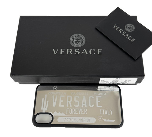 Versace nib auth silver black - versace,