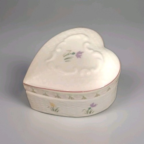 Petite boîte coeur porcelaine - boîte,
