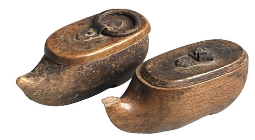 Tabatières sabots bois - tabatières,