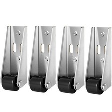 Lot de 4 roulettes en caoutchouc TPE parfaites pour berceaux et armoires de cuis