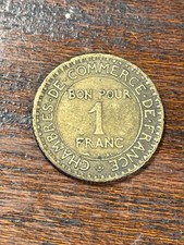 Monnaie France 1 Franc Chambre de Commerce 1920 (11-9/1)