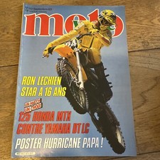 MOTO VERTE 113 HONDA 125 MTX YAMAHA DT 125 LC DTLC Ron LECHIEN Gilles LALAY 1983
