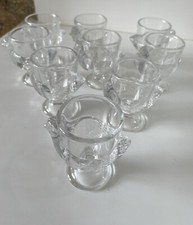 Lot 9 Coquetiers Poule en verre moulé collection deco paques cuisine kitchen