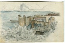 Ancien phare de dessin