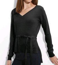 $148 BCBG BLACK V-NECK
