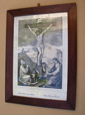 Cadre en chêne massif XIXe