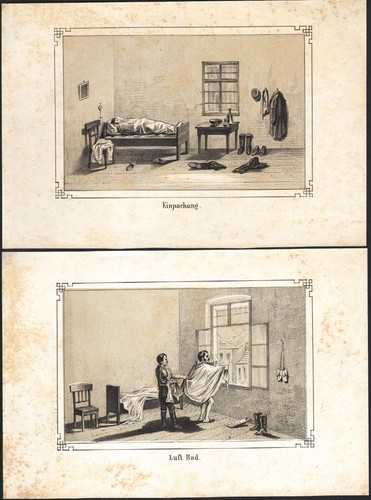 1880 deux lithographies - deux,