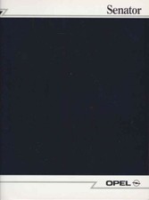 Catalogue Brochure Opel Senator 07/1987 France