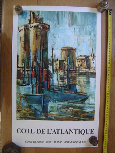 Affiche 1971 chemins fer - 1971,